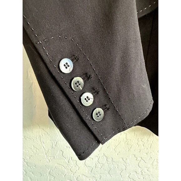 Lane Bryant Woman's Black Blazer Size 18 Career Work Formal Office Modern - Picture 12 of 15